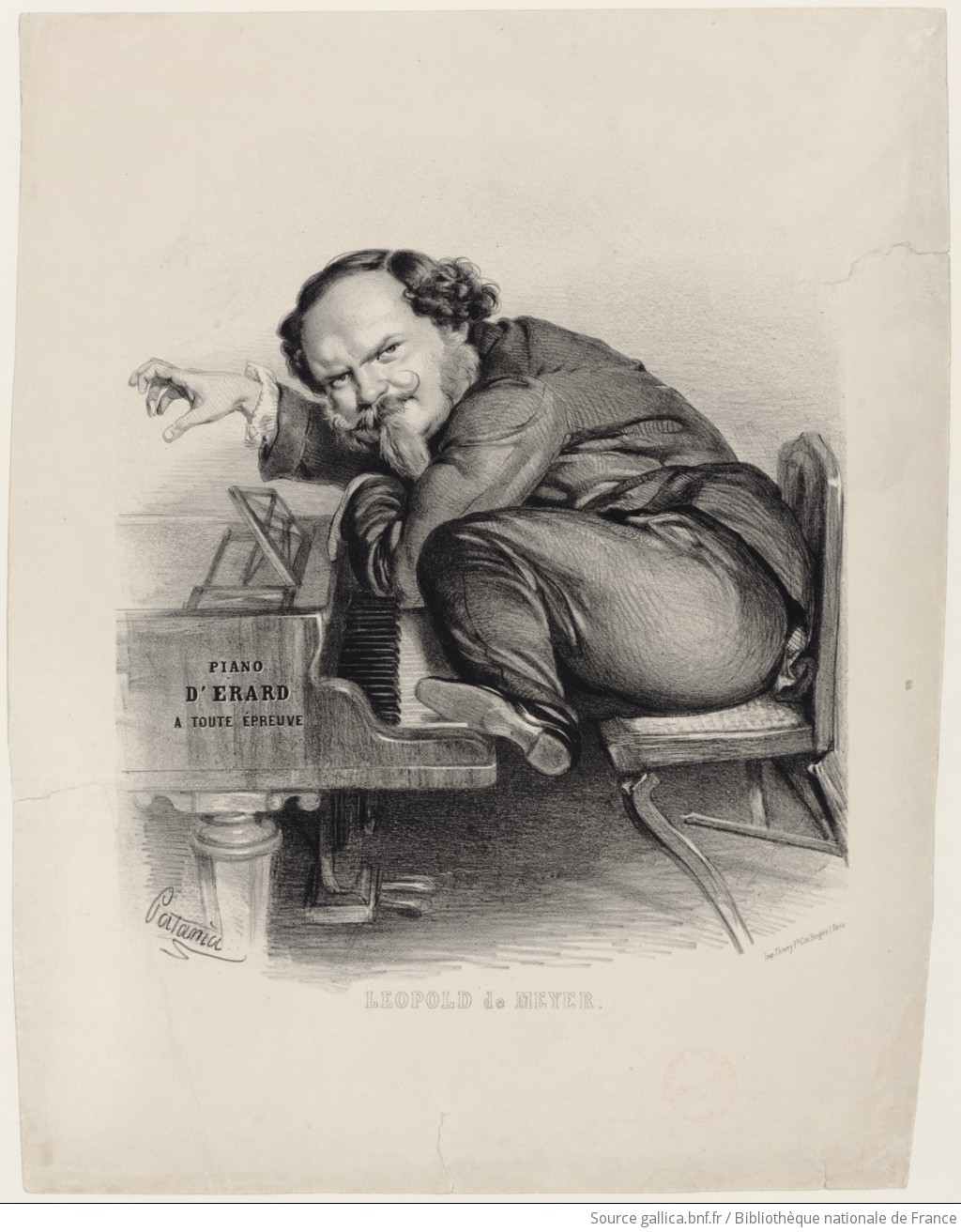 De Meyer on Érard piano